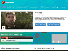 Tablet Screenshot of canaldevida.org